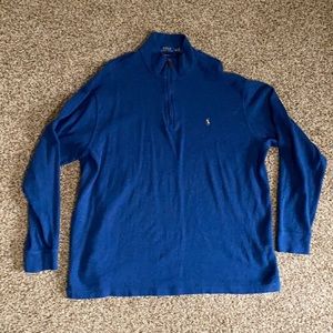 Polo EUC 2xl tall 3/4 zip sweater